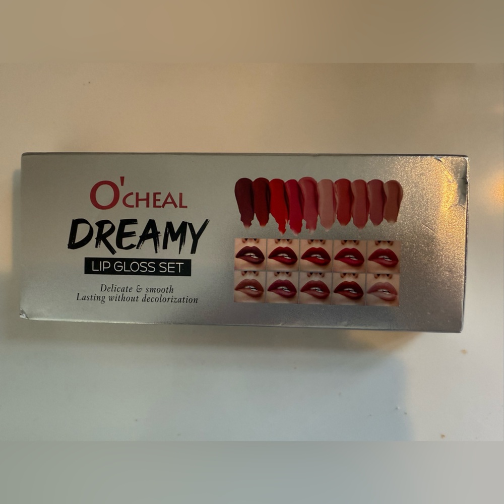 Lip Gloss Set - Bold Red and Pink Collection